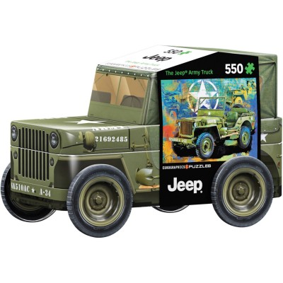 Puzzle 550 piese Eurographics - Military Jeep Tin... 2