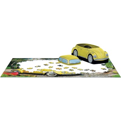 Puzzle 550 piese Eurographics - VW Beetle Camping Shaped...