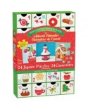 Puzzle 50 piese Eurographics - Advent Calendar - Sweet Christmas - 24 Puzzles (Eurographics-8924-5666)