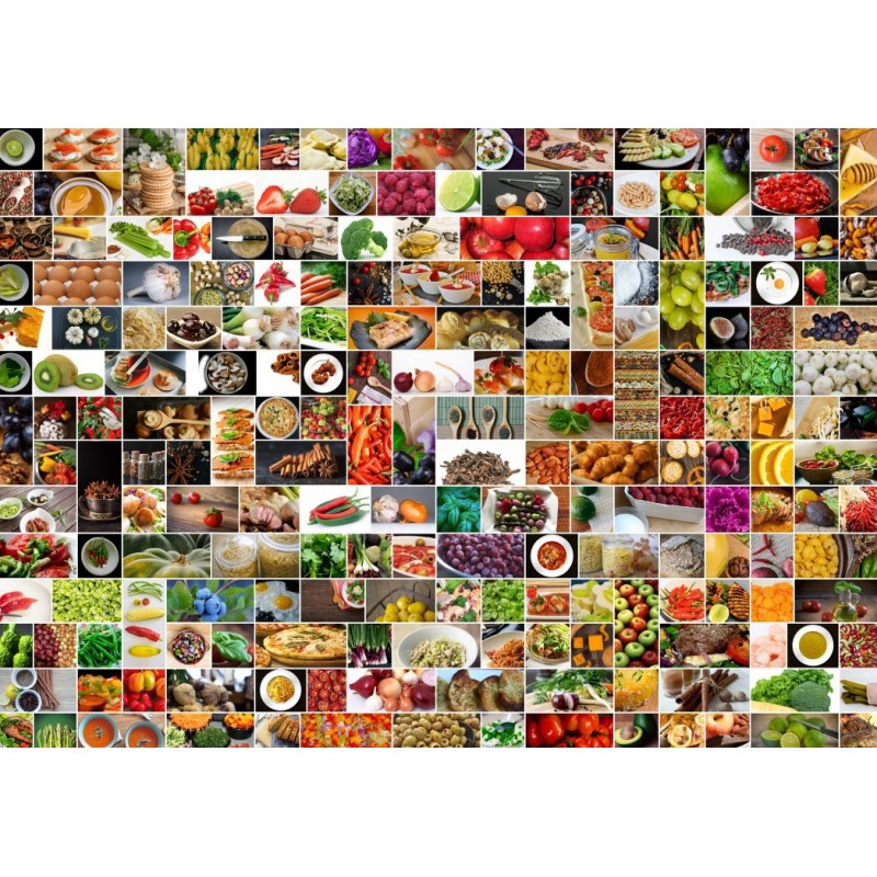 Puzzle 1500 piese Grafika - Collage - Kitchen in Color (Grafika-F-30046)