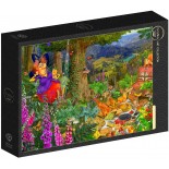 Puzzle 1000 piese Grafika - Francois Ruyer:The Witch Picnic (Grafika-F-32336)