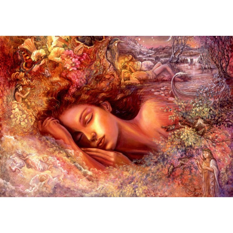 Puzzle 1000 piese Grafika - Josephine Wall: Psyche's Dreams (Grafika-F-32359)