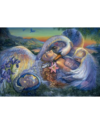 Puzzle 1000 piese Grafika - Josephine Wall: Leda and the Swan (Grafika-F-32360)