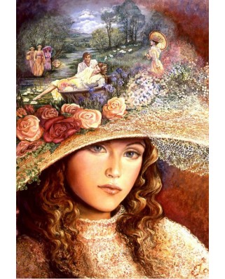 Puzzle 1000 piese Grafika - Josephine Wall: Grandmother's Hat (Grafika-F-32361)