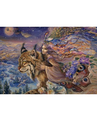 Puzzle 1000 piese Grafika - Josephine Wall: Flight of the Lynx (Grafika-F-32363)