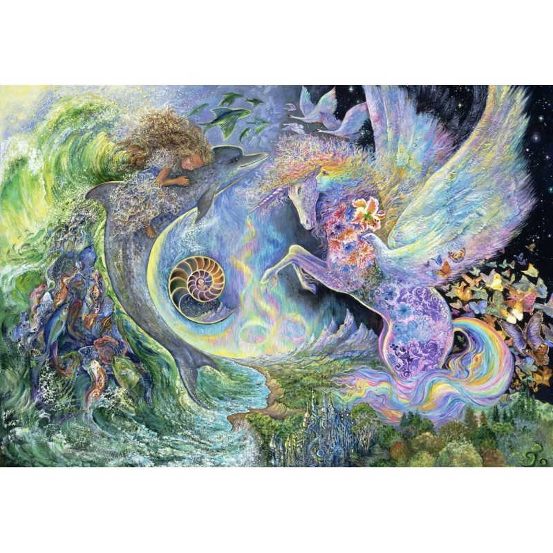 Puzzle 1000 piese Grafika - Josephine Wall: Magical Meeting (Grafika-F-32381)