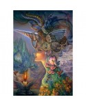 Puzzle 1000 piese Grafika - Josephine Wall: My Lady Unicorn (Grafika-F-32383)