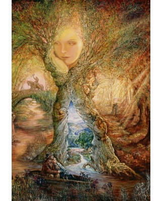 Puzzle 1000 piese Grafika - Josephine Wall: Willow World (Grafika-F-32396)