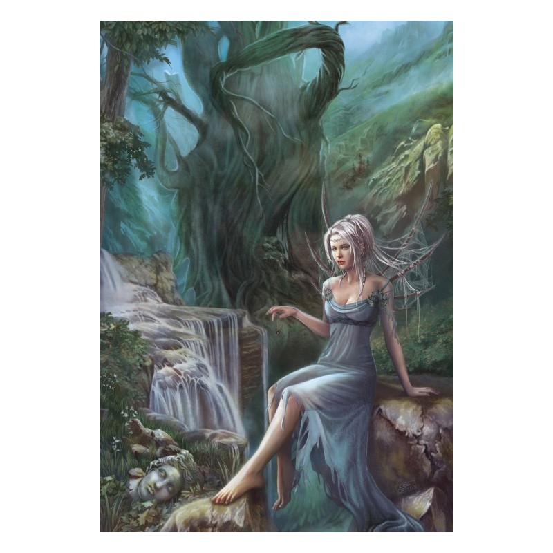 Puzzle 1000 piese Grafika - Cris Ortega: Emerald Sanctuary (Grafika-F-32445)