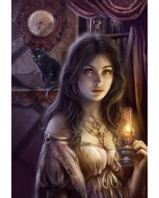 Puzzle 1000 piese Grafika - Cris Ortega: The Witching Hour (Grafika-F-32448)