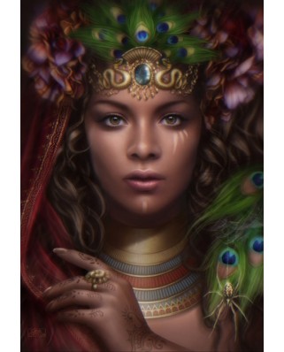 Puzzle 1000 piese Grafika - Cris Ortega: Queen of the Sun Realm (Grafika-F-32454)