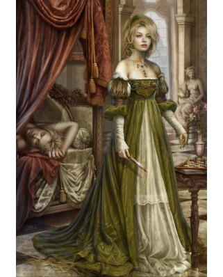 Puzzle 1000 piese Grafika - Cris Ortega: White Queen (Grafika-F-32487)