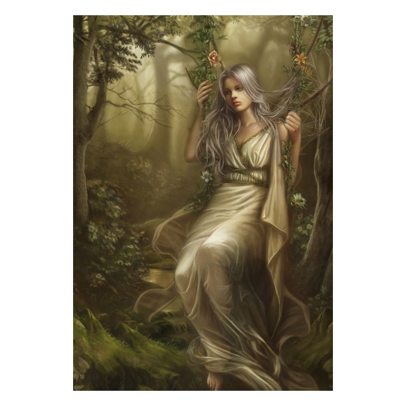 Puzzle 1000 piese Grafika - Cris Ortega: The Forest of the Whispers (Grafika-F-32488)