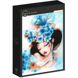 Puzzle 1000 piese Grafika - Misstigri:Blue Flowers (Grafika-F-32544)