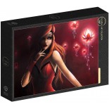 Puzzle 1000 piese Grafika - Misstigri:Red Light Flower (Grafika-F-32545)