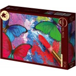 Puzzle 204 piese Grafika - Butterflies in Painting (Grafika-F-32672)