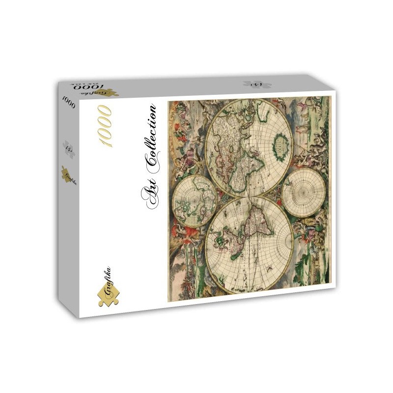 Puzzle 1000 piese Grafika - Carte du...