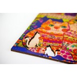 Puzzle 130 piese din lemn Davici - Cats in the Pantry (HCM-Kinzel-69119)