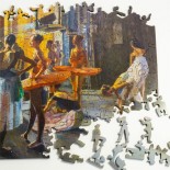 Puzzle 190 piese din lemn Davici - Backstage (HCM-Kinzel-69152)