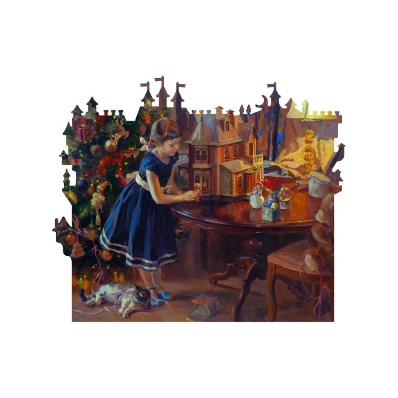 Puzzle 240 piese din lemn Davici -...