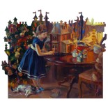 Puzzle 240 piese din lemn Davici - Doll's House (HCM-Kinzel-69154)