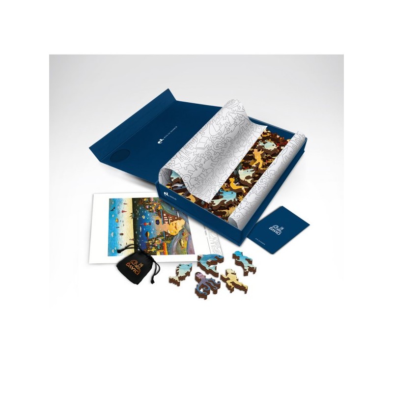 Puzzle 175 piese din lemn Davici - On...