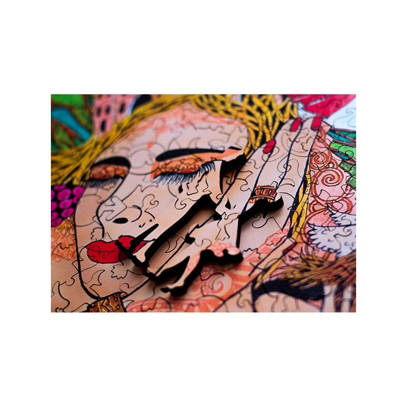 Puzzle 300 piese din lemn Davici -...