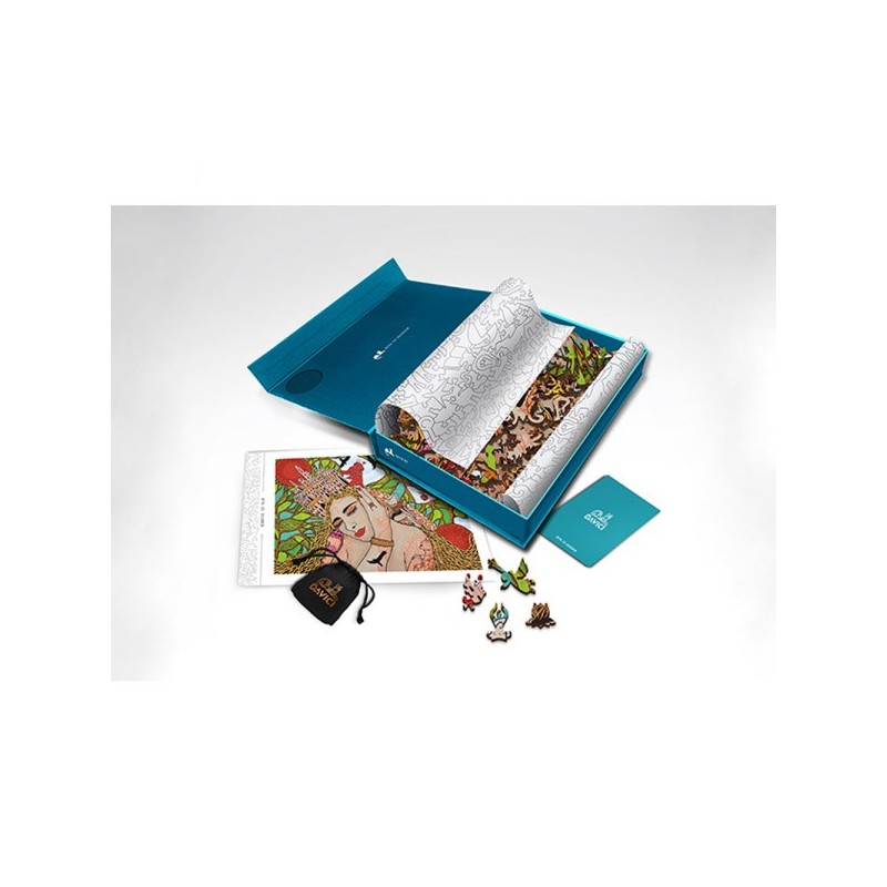 Puzzle 300 piese din lemn Davici -...