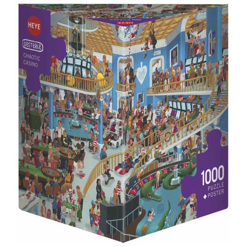 Puzzle 1000 piese Heye - Chaotic Casino (Heye-29934)