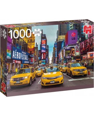 Puzzle 1000 piese Jumbo - New York Taxis (Jumbo-18877)