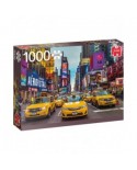 Puzzle 1000 piese Jumbo - New York Taxis (Jumbo-18877)