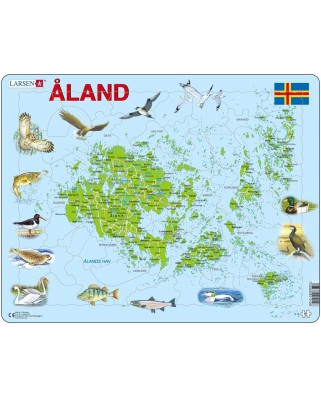 Puzzle 61 piese Larsen - Aland Islands (Larsen-A12-SE)