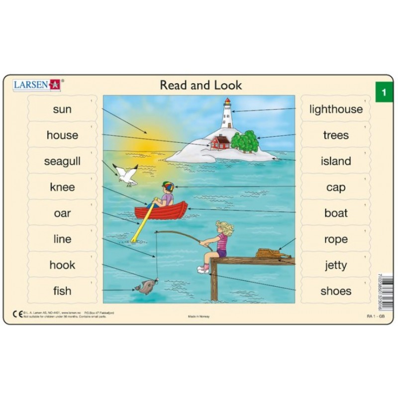 Puzzle 2x16 piese Larsen - Read and...