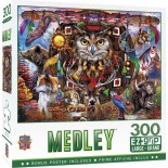 Puzzle 300 piese XXL Master Pieces - Animal Totems (Master-Pieces-32035)