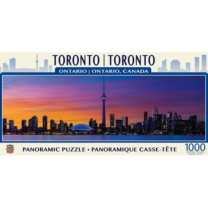 Puzzle 1000 piese panoramic Master Pieces - Toronto (Master-Pieces-72205)