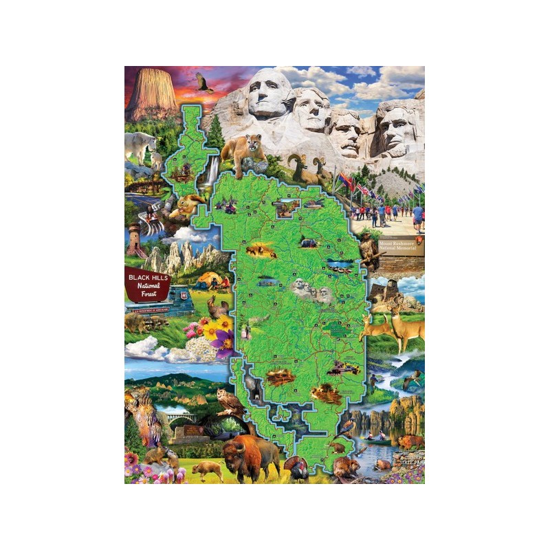 Puzzle 1000 piese Master Pieces - National Parks - Black Hills (Master-Pieces-72283)