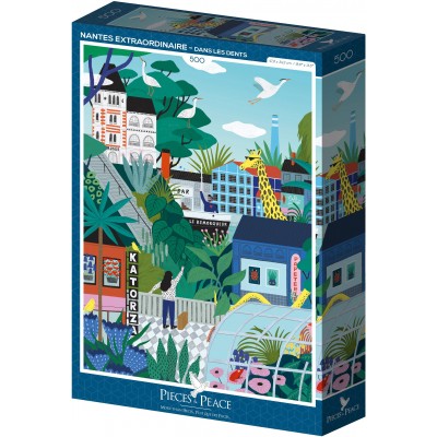 Puzzle 500 piese Pieces & Peace - Nantes Extraordinaire... 2