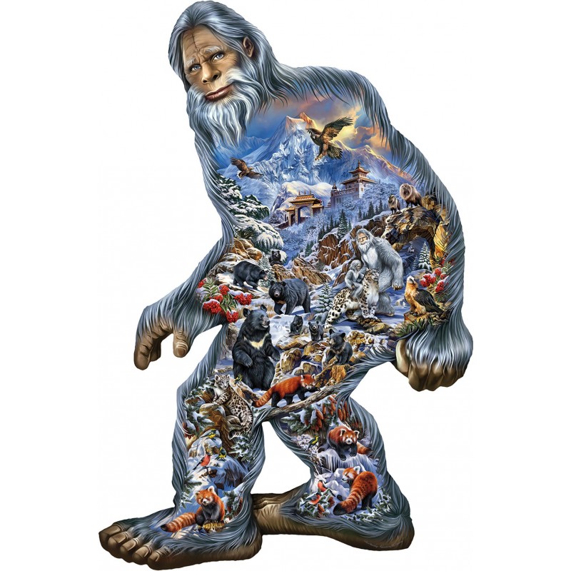 Puzzle 850 piese contur SunsOut - Yeti (Sunsout-95017)