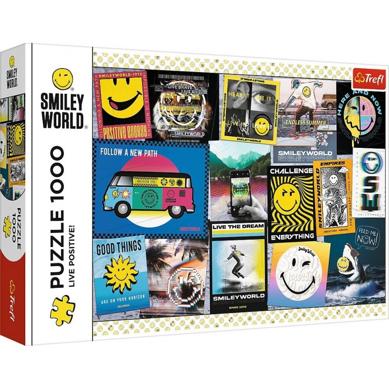 Puzzle 1000 piese Trefl - Smiley...