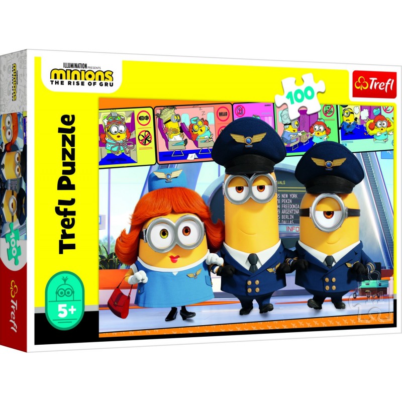 Puzzle 100 piese Trefl - Minions at...
