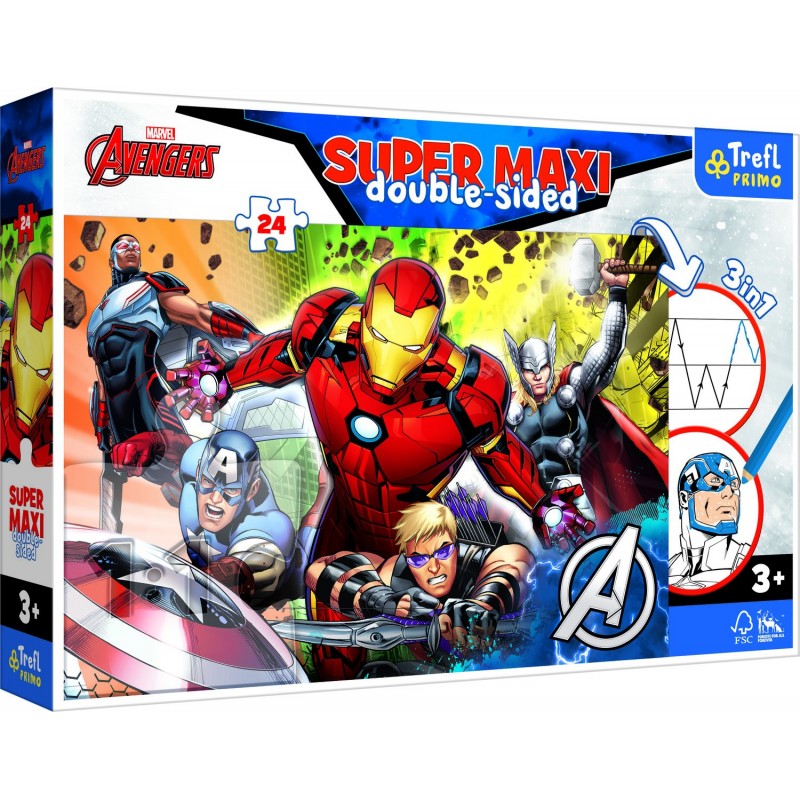 Puzzle 24 piese XXL Trefl - Avengers (Trefl-41007)