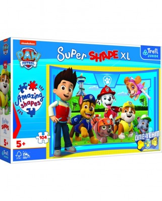 Puzzle 104 piese XXL Trefl - Paw Patrol (Trefl-50016)