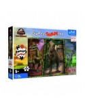 Puzzle 104 piese XXL Trefl - Colorful Dinosaurs (Trefl-50020)