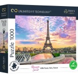 Puzzle 1000 piese Trefl - Eiffel Tower - Paris (Trefl-Prime-10693)