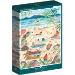 Puzzle 1000 piese Pieces & Peace - Sofroniou Miranda:Day at the Beach (Pieces-And-Peace-0020)