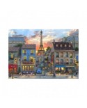 Puzzle 2000 piese Bluebird Puzzle - Dominic Davison: Streets of Paris (Bluebird-Puzzle-F-90013)