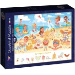 Puzzle 104 piese Bluebird Puzzle - Search and Find - The Beach (Bluebird-Puzzle-F-90056)