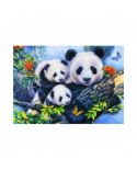 Puzzle 104 piese Bluebird Puzzle - Panda Family (Bluebird-Puzzle-F-90062)