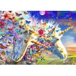 Puzzle 204 piese Bluebird Puzzle - Unicorn Dream (Bluebird-Puzzle-F-90076)