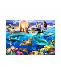 Puzzle 204 piese Bluebird Puzzle - Oceans of Life (Bluebird-Puzzle-F-90077)